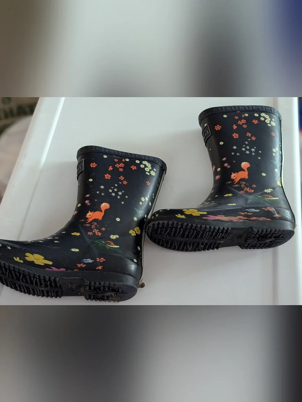 Joules navy rain